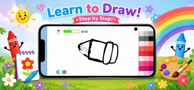 Academy screenshot from Kids Drawing, Doodle Painting