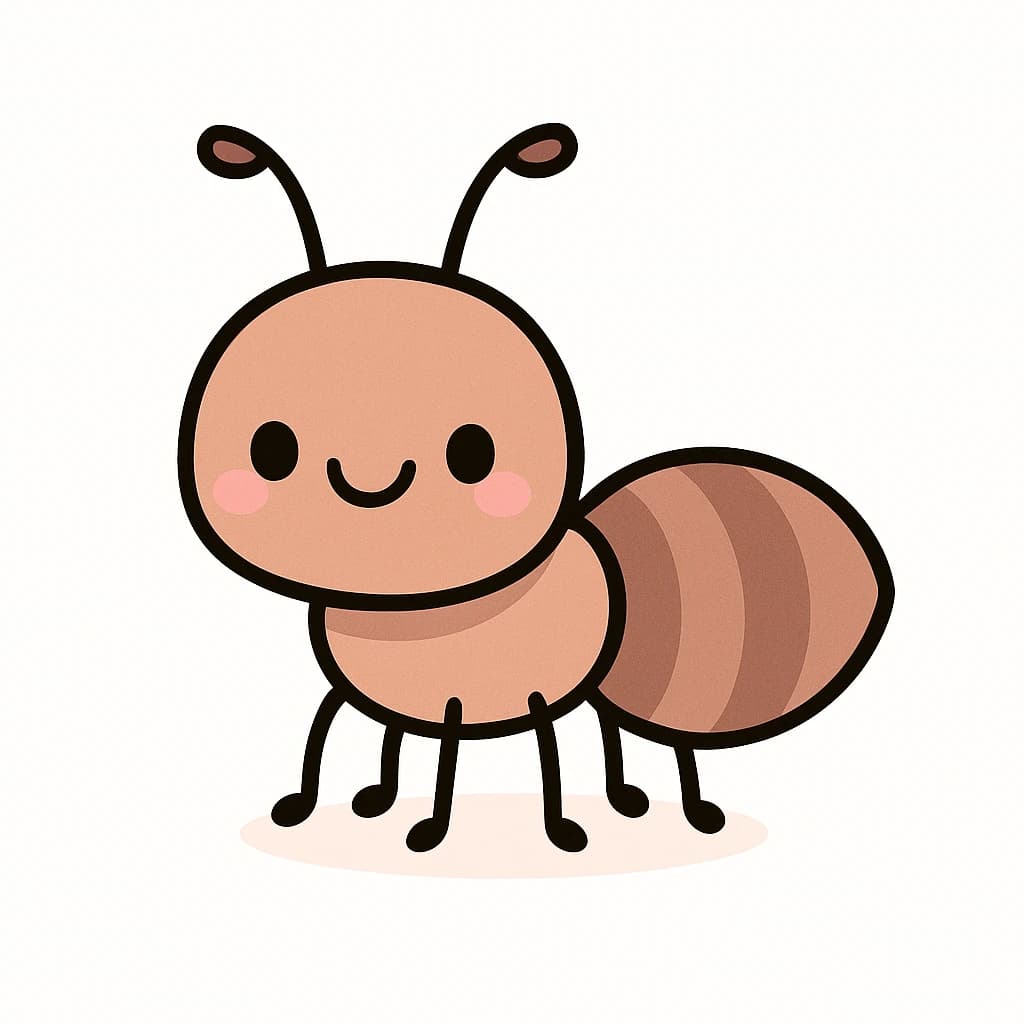ant — keyword picture for the a sound