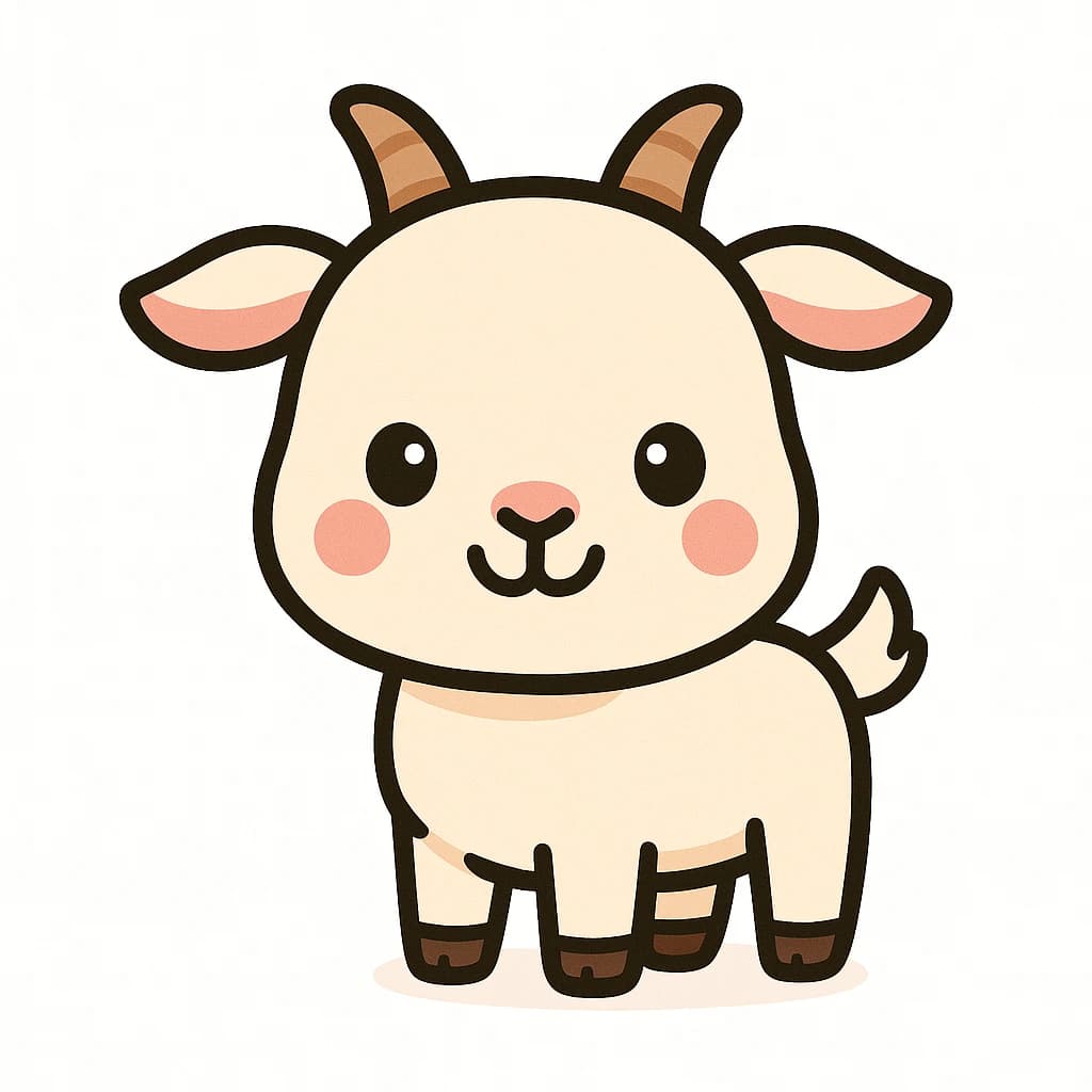 goat — keyword picture for the g sound