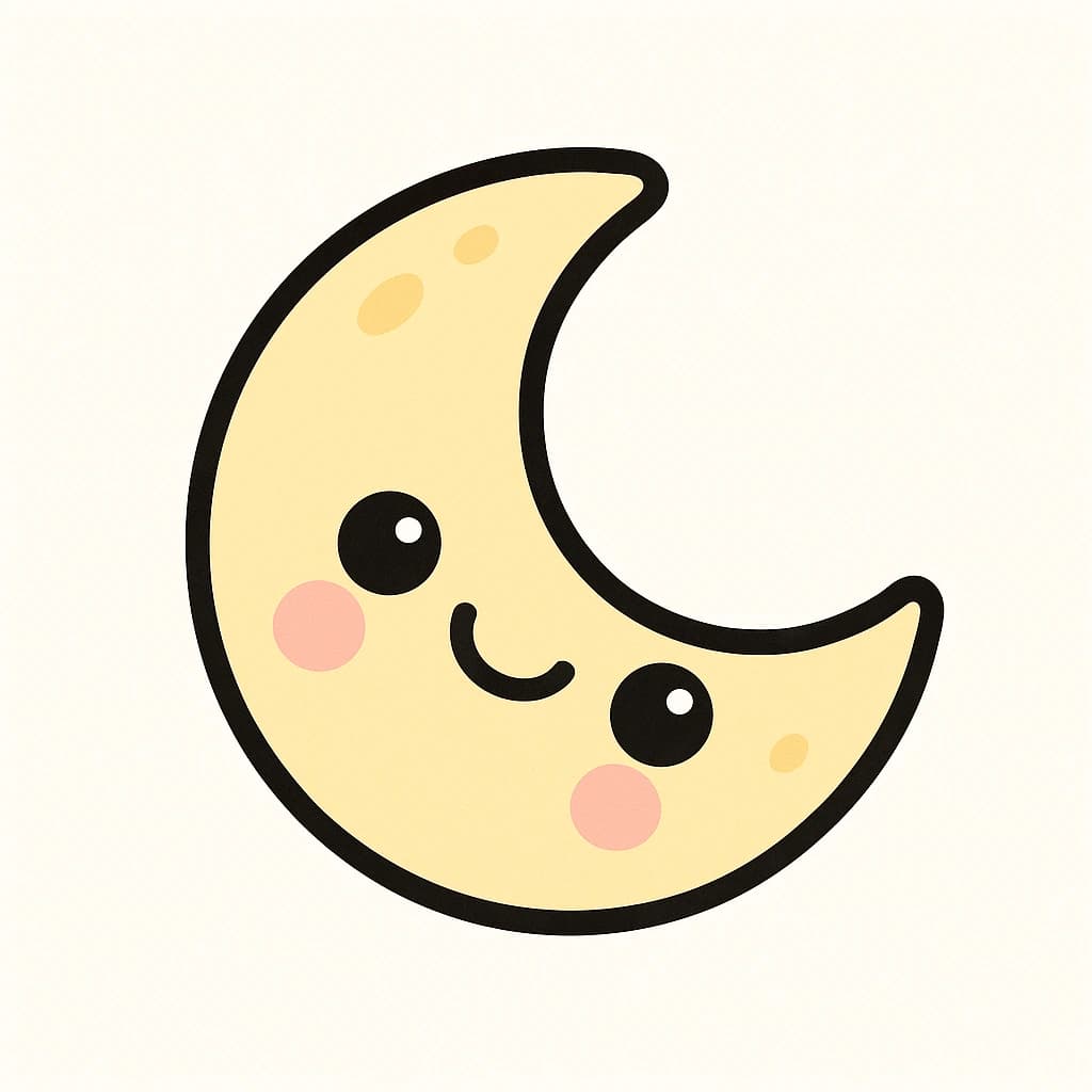 moon — keyword picture for the oo sound