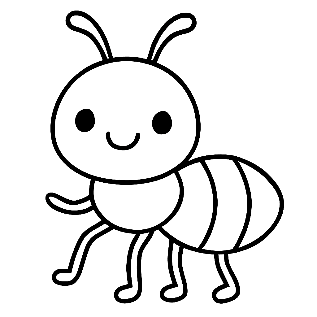 Letter A coloring page