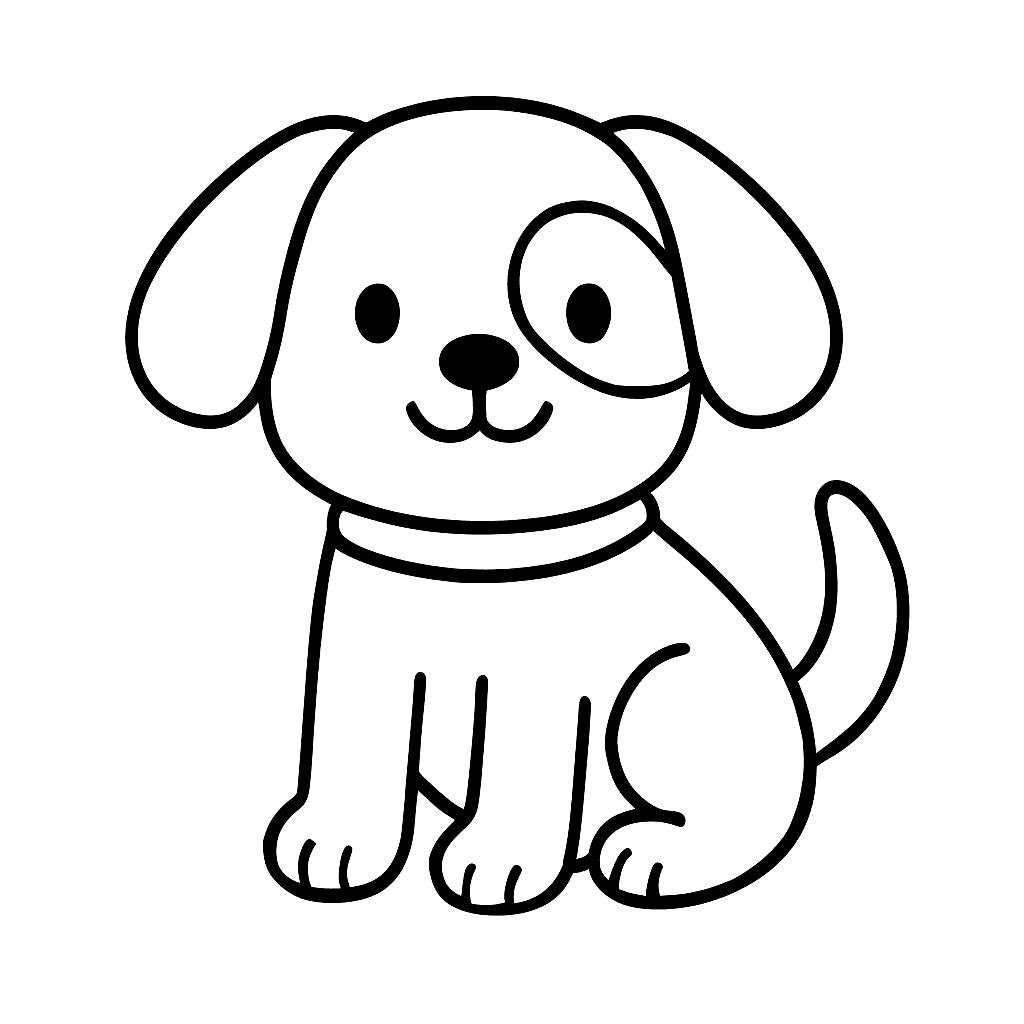 Letter D coloring page