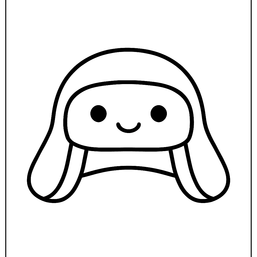 Letter H coloring page