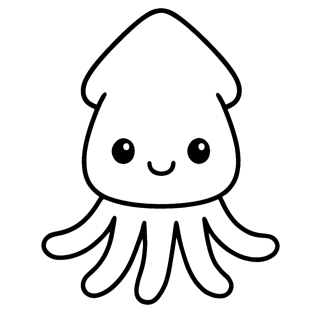 Letter I coloring page