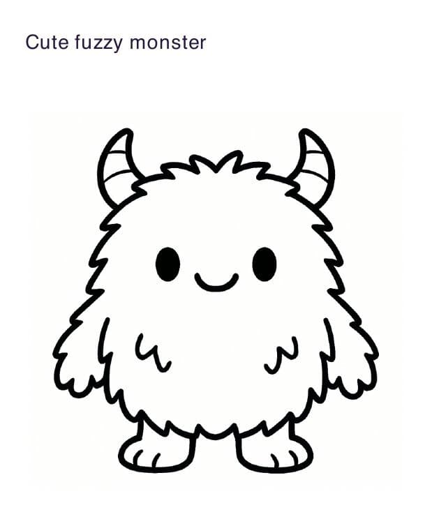 Free Monster & Robot Coloring Pages