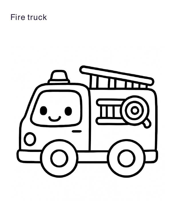 Free Vehicle & Truck Coloring Pages