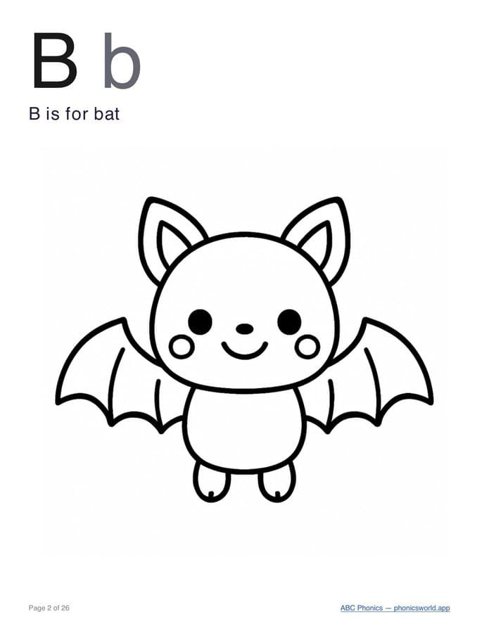 ABC Coloring Book (PDF) — page 3