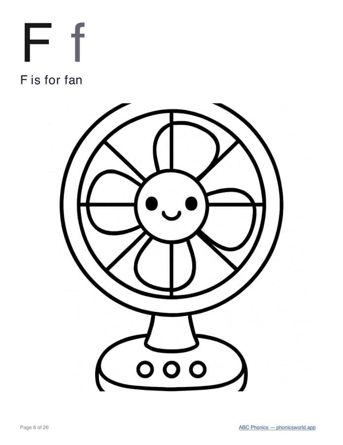 ABC Coloring Book (PDF) — page 7