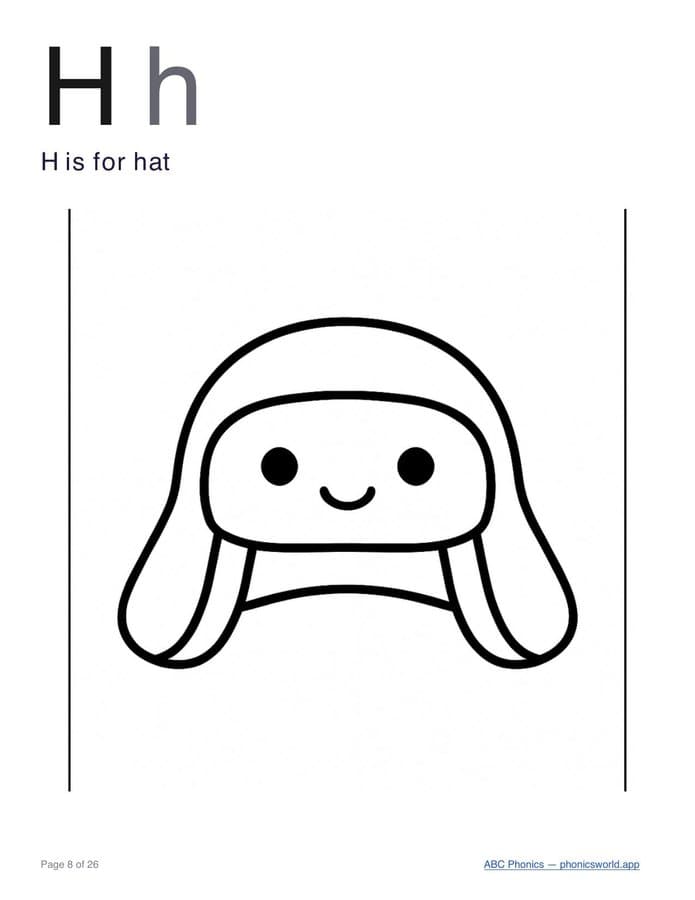 ABC Coloring Book (PDF) — page 9