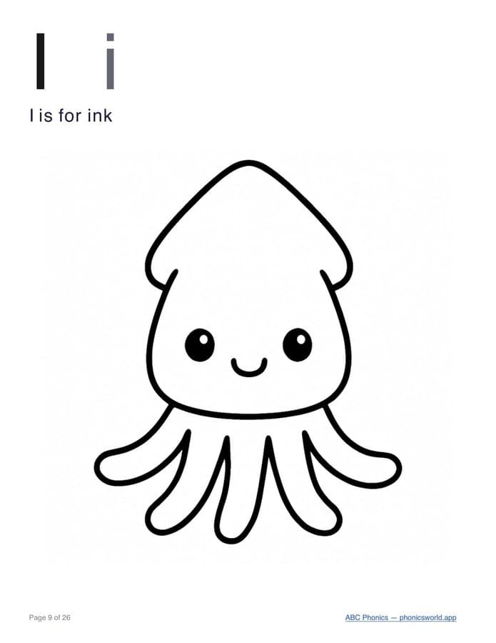 ABC Coloring Book (PDF) — page 10