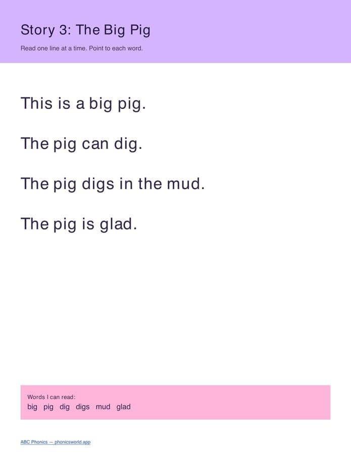 Decodable Mini-Stories (PDF) — page 3