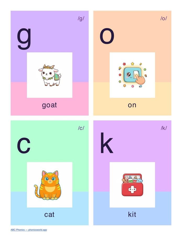 43 Phoneme Flashcards (PDF) — page 3
