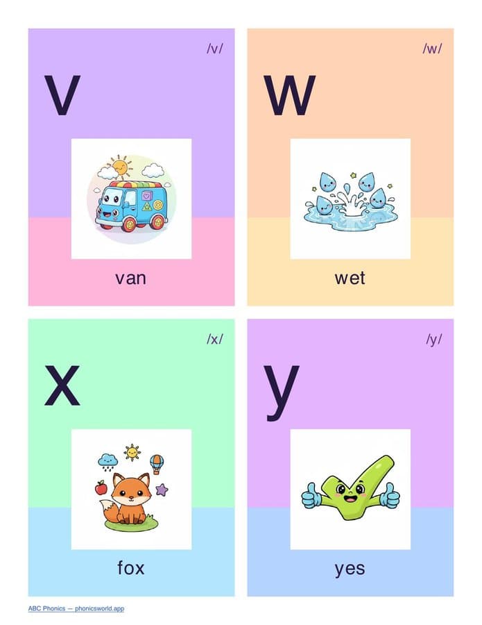 43 Phoneme Flashcards (PDF) — page 6