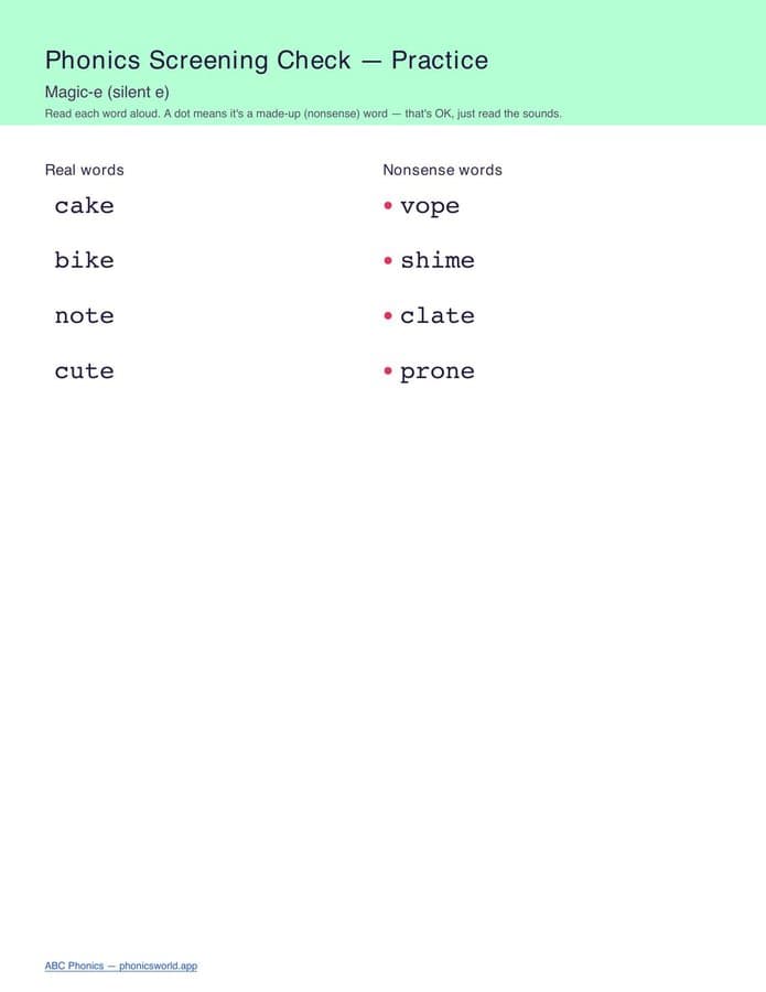 Phonics Screening Check Practice (PDF) — page 5