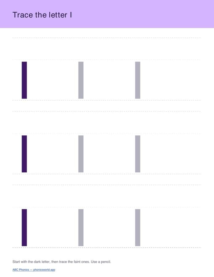 A–Z Tracing Sheets (PDF) — page 9