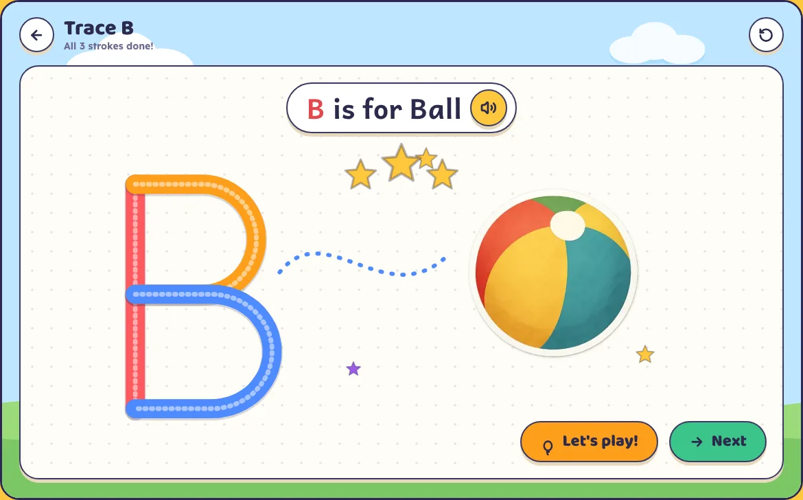 Letter Pals: A Free Alphabet Game in 4 Languages